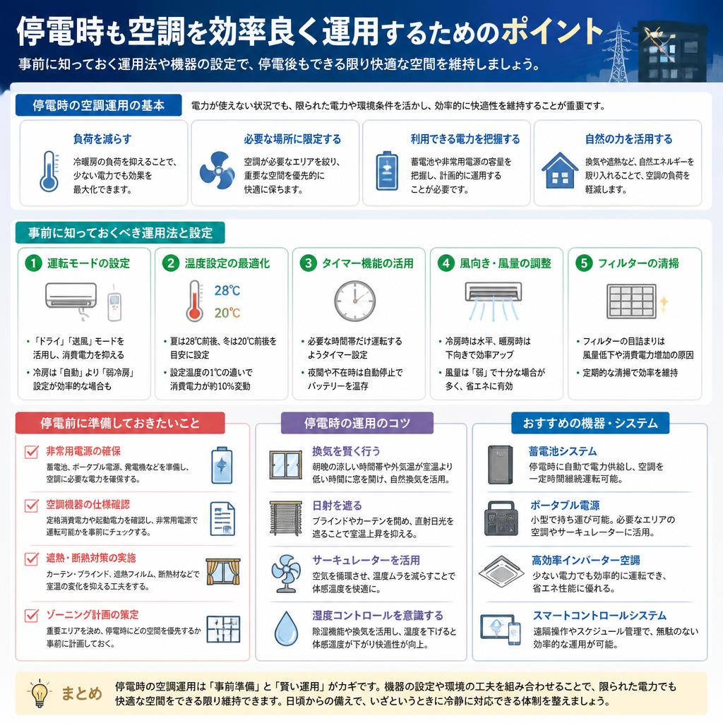 空調設備の正しい運用法